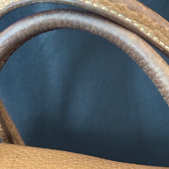 Dooney & Bourke Vintage Small Flap Push Lock Satchel with Key | Blue Duck - Picture 3 of 11